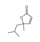5-methyl-5-(2-methylpropyl)-2(5H)-furanone Structure