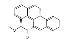 (+/-)-trans-4-methoxy-5-hydroxy-4,5-dihydrobenzo[a]pyrene Structure