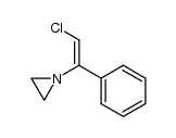 1-(1-Phenyl-2-chlorovinyl)aziridine结构式