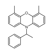 4,6-dimethyl-N-(α-phenylethyl)phenoxazine Structure