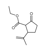 2-(carbethoxy)-3-(propen-2-yl)cyclopentanone Structure