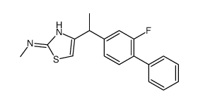 4-(1-(2-fluoro-4-biphenyl)ethyl)-2-methylaminothiazole picture