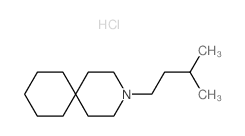 3-Azaspiro[5.5]undecane,3-(3-methylbutyl)-, hydrochloride (1:1) Structure