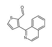 3-isoquinolin-1-ylthiophene-2-carbaldehyde结构式