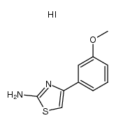 4-(3-methoxyphenyl)thiazol-2-amine hydroiodide结构式