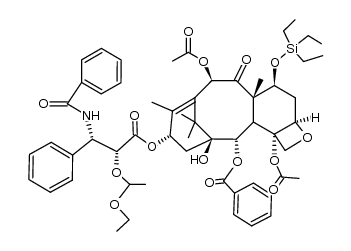 2'-(1-Ethoxyethoxy)-7-triethylsilyltaxol Structure