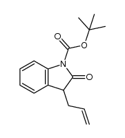 tert-butyl 3-allyl-2-oxoindoline-1-carboxylate Structure