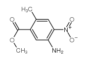 5-Amino-2-methyl-4-nitrobenzoic acid methyl ester structure