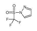 1-(trifluoromethylsulfonyl)pyrazole结构式