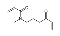 N-methyl-N-(4-oxohex-5-enyl)prop-2-enamide Structure