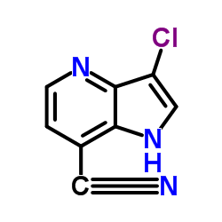 3-Chloro-7-cyano-4-azaindole structure
