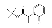 tert-butyl 2-(2-oxopyridin-1(2H)-yl)propanoate Structure