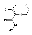 6-chloro-N'-hydroxy-2,3-dihydroimidazo[2,1-b][1,3]thiazole-5-carboximidamide结构式