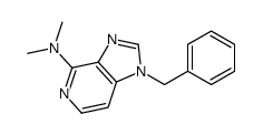 1-benzyl-N,N-dimethylimidazo[4,5-c]pyridin-4-amine结构式