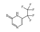 6-(Pentafluoroethyl)-2(1H)-pyrazinethione Structure