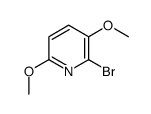 2-溴-3,6-二甲氧基吡啶结构式