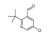 2-tert-butyl-5-chloronicotinaldehyde structure