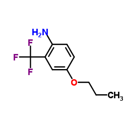 4-Propoxy-2-(trifluoromethyl)aniline Structure