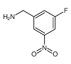 (3-fluoro-5-nitrophenyl)methanamine结构式