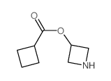 3-Azetidinyl cyclobutanecarboxylate结构式