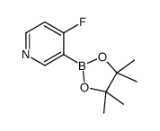 4-氟-3-(4,4,5,5-四甲基-1,3,2-二噁硼烷-2-基)吡啶结构式