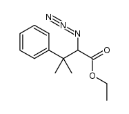 ethyl 2-azido-3-methyl-3-phenylbutanoate Structure