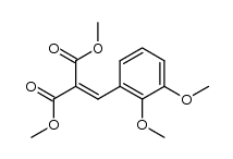dimethyl 2-(2,3-dimethoxybenzylidene)malonate Structure