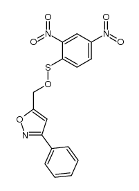 5-[[(2,4-dinitrophenyl)sulfenyloxy]methyl]-3-phenylisoxazole Structure