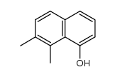 7,8-dimethyl-1-naphthol Structure