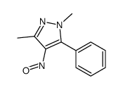 1,3-dimethyl-4-nitroso-5-phenylpyrazole Structure