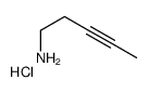 pent-3-yn-1-amine,hydrochloride结构式