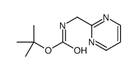 2-(Boc-aminomethyl)pyrimidine structure