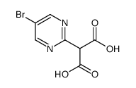 2-(5-bromopyrimidin-2-yl)propanedioic acid结构式