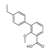 3-(4-ethylphenyl)-2-methoxybenzoic acid结构式