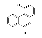 2-(2-chlorophenyl)-6-methylbenzoic acid Structure