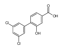 4-(3,5-dichlorophenyl)-3-hydroxybenzoic acid结构式