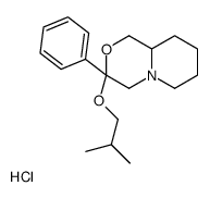 3-(2-methylpropoxy)-3-phenyl-4,6,7,8,9,9a-hexahydro-1H-pyrido[2,1-c][1,4]oxazine,hydrochloride结构式