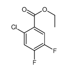 Benzoic acid, 2-chloro-4,5-difluoro-, ethyl ester结构式