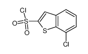 7-chloro-1-benzothiophene-2-sulfonyl chloride结构式