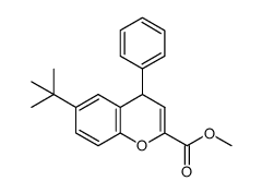 methyl 6-(tert-butyl)-4-phenyl-4H-chromene-2-carboxylate Structure