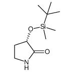 (S)-3-((Tert-Butyldimethylsilyl)Oxy)Pyrrolidin-2-One Structure