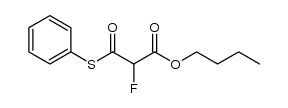 butyl 2-fluoro-3-oxo-3-(phenylthio)propanoate Structure