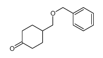 4-(phenylmethoxymethyl)cyclohexan-1-one structure