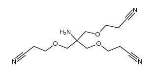 3-[2-amino-3-(2-cyano-ethoxy)-2-(2-cyano-ethoxymethyl)-propoxy]-propionitrile Structure