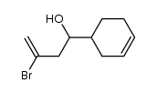 α-(2-bromopropen-2-yl)-3-cyclohexen-1-methanol Structure