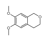 6,7-dimethoxy-3,4-dihydro-1H-isochromene结构式