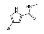 4-bromo-1H-pyrrole-2-carboxylic acid methylamide Structure