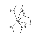 Nickel(2+),tris(1,2-ethanediamine-kN1,kN2)-, chloride (1:2), (OC-6-11)-结构式