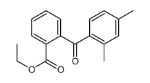 ethyl 2-(2,4-dimethylbenzoyl)benzoate结构式