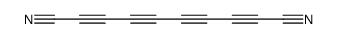 deca-2,4,6,8-tetraynedinitrile Structure